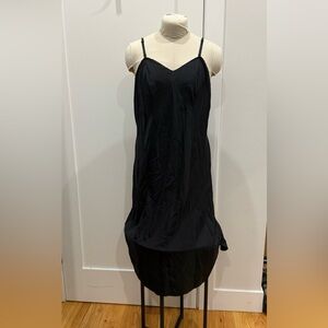 Vintage Elegant Black Slip Dress size large